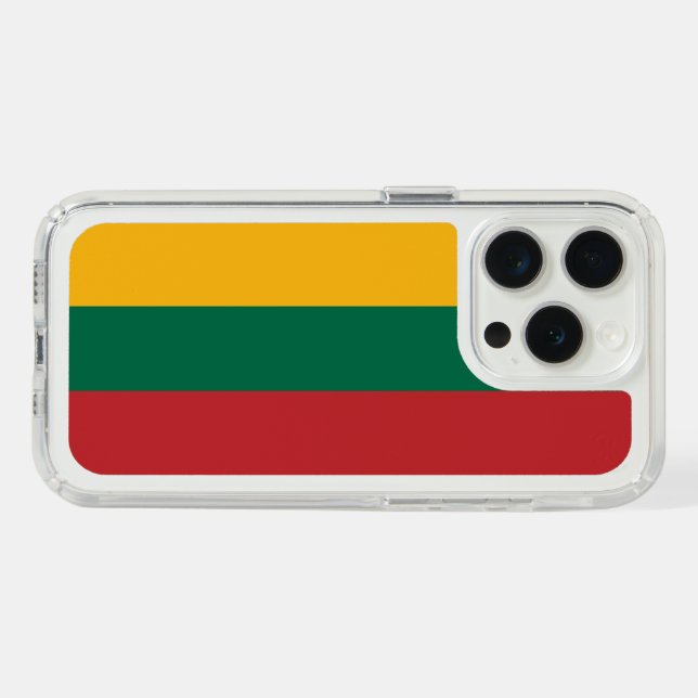 Lithuania Speck iPhone Case (Horz (White Titanium))