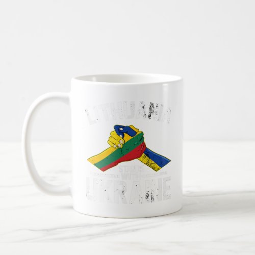 Lithuania Stands With Ukraine Ukrainian Lithuanian Coffee Mug