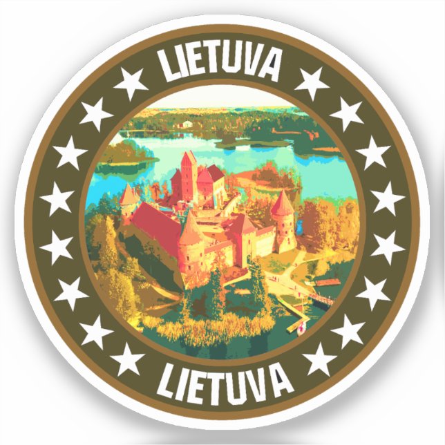 Lithuania                                          sticker (Front)