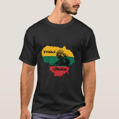 Lithuania T_shirt Proud Lithuanian Mano lietuva T