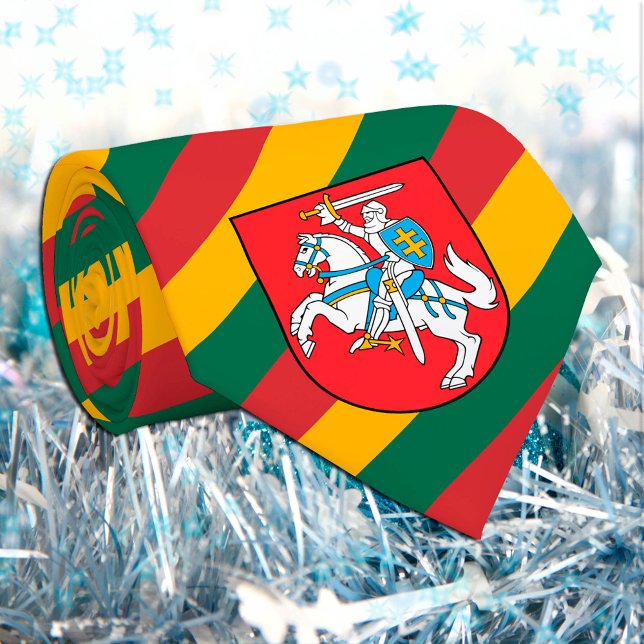 Lithuania Ties, fashion Lithuanian Flag business Neck Tie (Creator Uploaded)