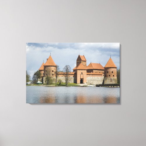 Lithuania Trakai Island Castle 2 Canvas Print