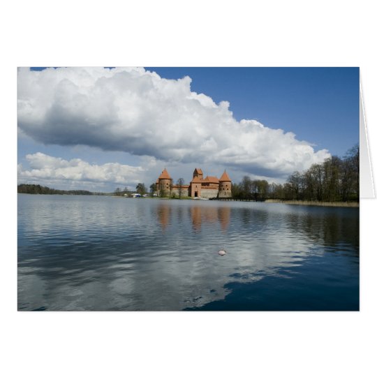 Lithuania, Trakai. Island Castle Card