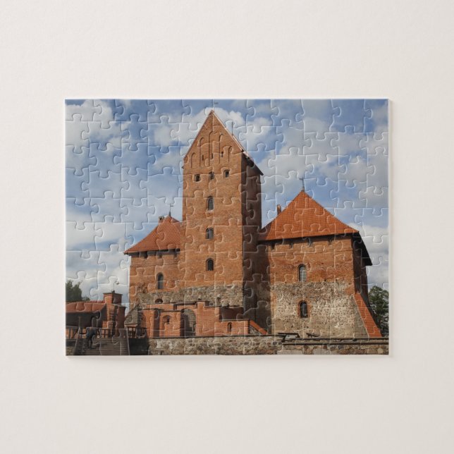 Lithuania, Trakai, Trakai Historical National 3 Jigsaw Puzzle (Horizontal)