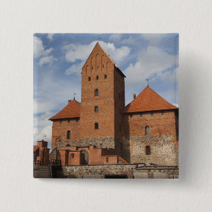 Lithuania, Trakai, Trakai Historical National 3 Pinback Button