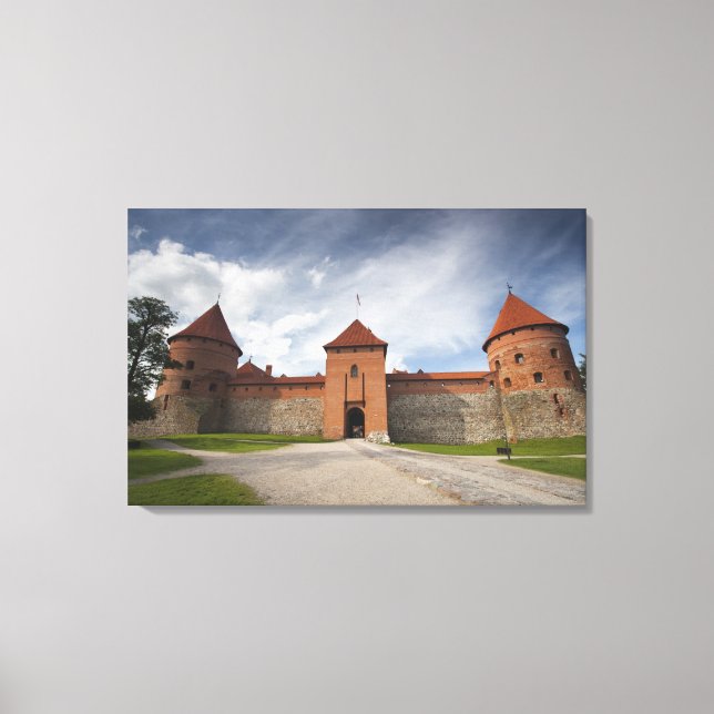 Lithuania, Trakai, Trakai Historical National 4 Canvas Print (Front)