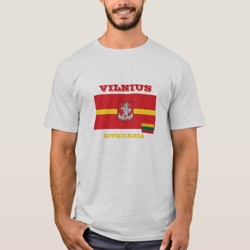 Lithuania Vilnius Flag Shirt