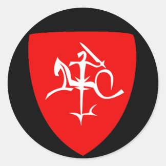 Lithuania Vytis Naujoji Lietuva Classic Round Sticker