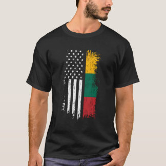 Lithuanian American Flag Pride Lithuania Usa T-Shirt