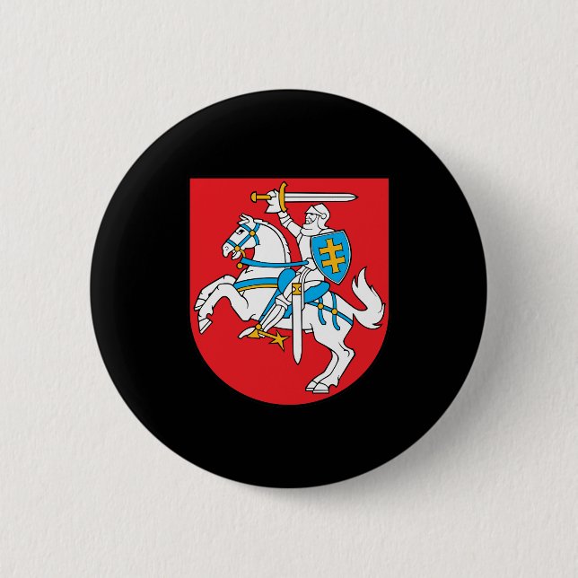 Lithuanian coat of arms button (Front)
