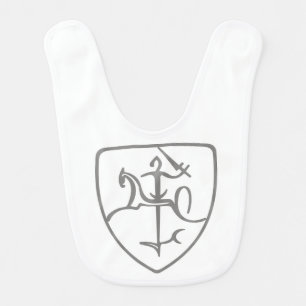 Lithuanian Coat of Arms Vytis Baby Bib