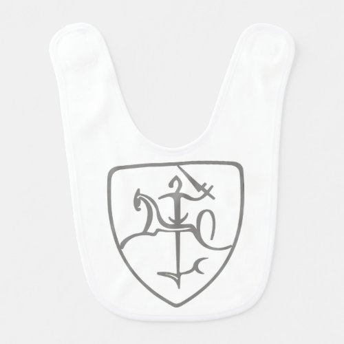 Lithuanian Coat of Arms Vytis Baby Bib