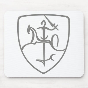 Lithuanian Coat of Arms Vytis Mouse Mat/Pad Pad