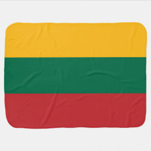 Lithuanian Flag Baby Blanket