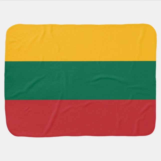 Lithuanian Flag Baby Blanket (Horizontal)