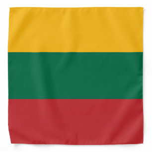 Lithuanian Flag Bandana, patriotic Lithuania Bandana