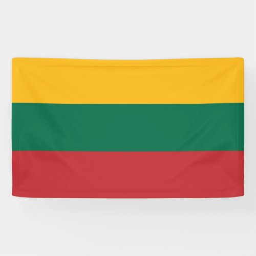 Lithuanian Flag Banner