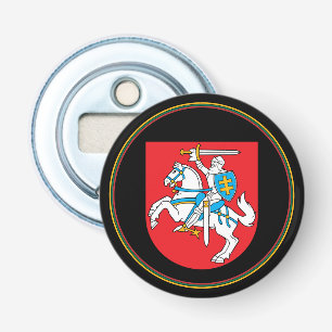 Lithuanian Flag Bottle Opener, Lithuania Emblem Opener