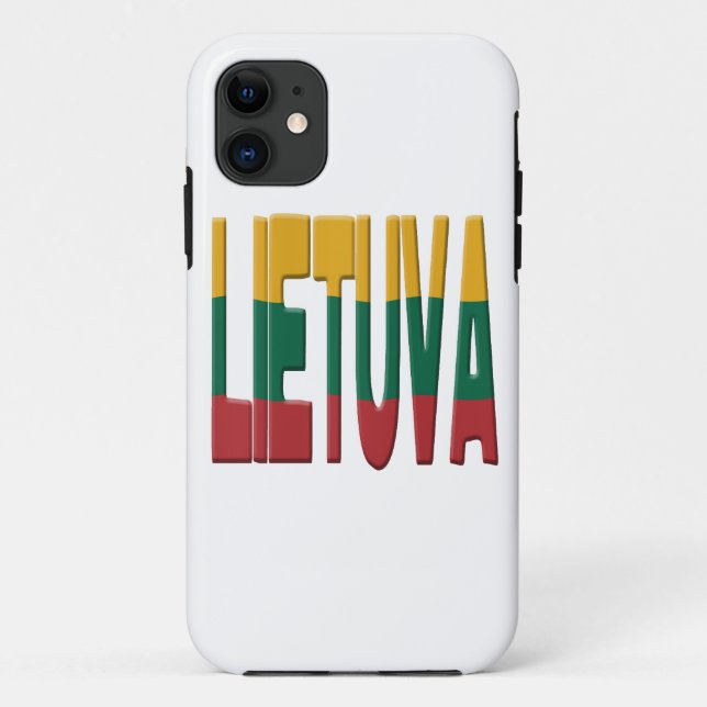 Lithuanian flag Case-Mate iPhone case (Back)