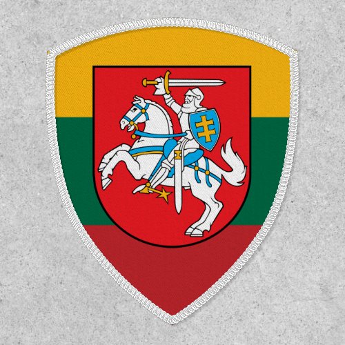 Lithuanian Flag  Coat of Arms Flag of Lithuania Patch