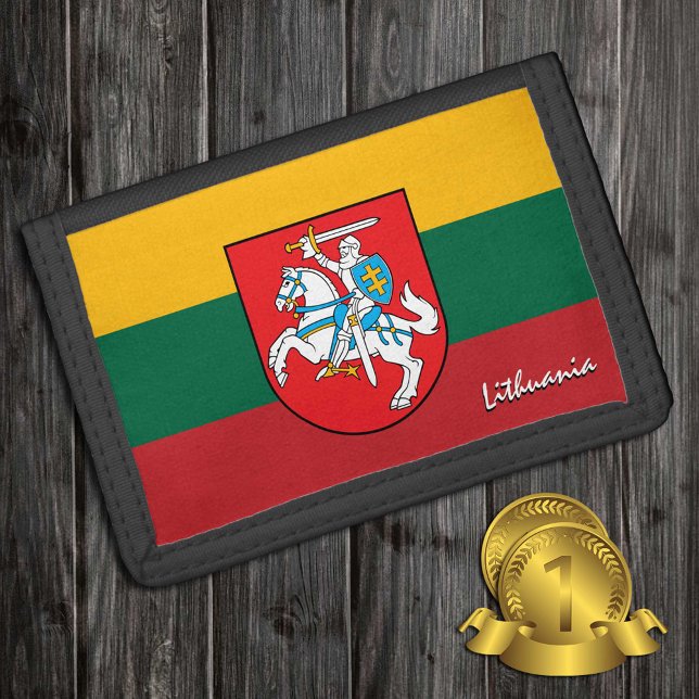 Lithuanian flag fashion, Lithuania patriots /sport Trifold Wallet (Creator Uploaded)