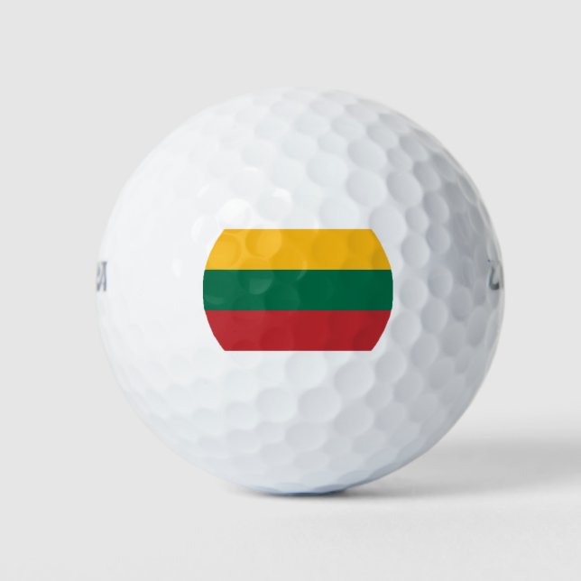Lithuanian Flag Golf Balls (Front)