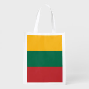 Lithuanian Flag Grocery Bag