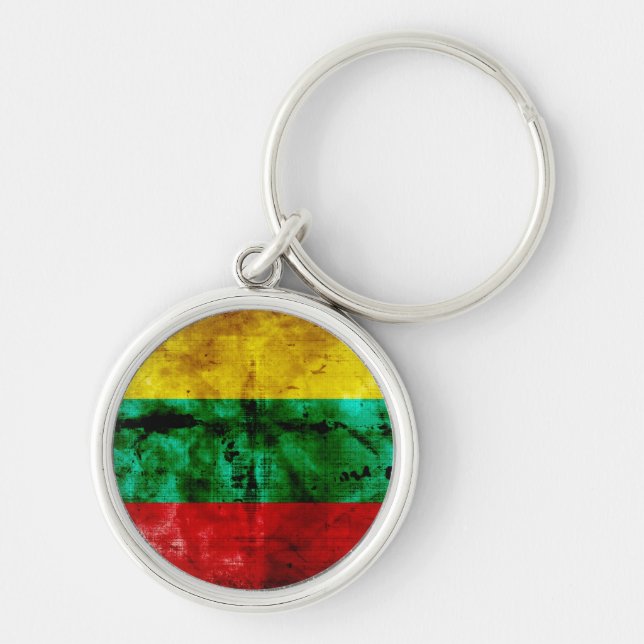 Lithuanian Flag Keychain (Front)