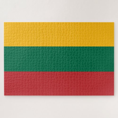 Lithuanian Flag Lithuania Jigsaw Puzzle