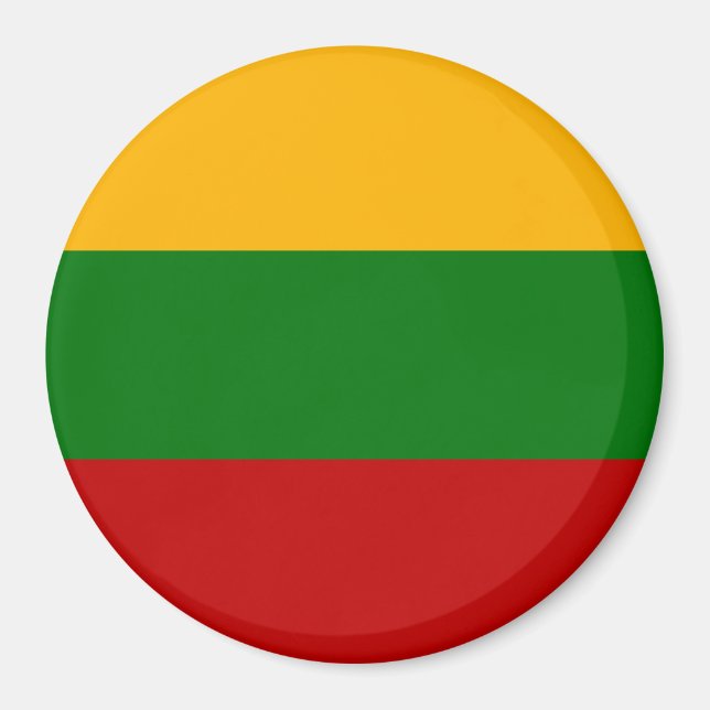 Lithuanian flag  magnet (Front)