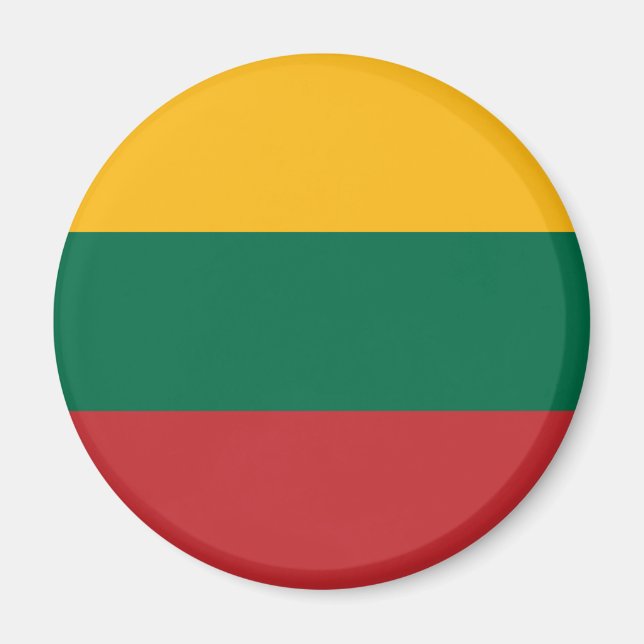 Lithuanian Flag Magnet (Front)