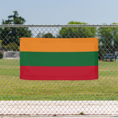 Lithuanian flag of Lithuania custom banner sign