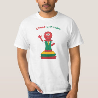 Lithuanian Flag Pawn Copyright Tony Sullivan T-Shirt