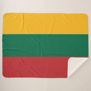 Lithuanian Flag Sherpa Blanket