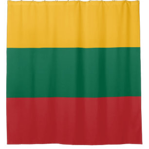 Lithuanian Flag Shower Curtain