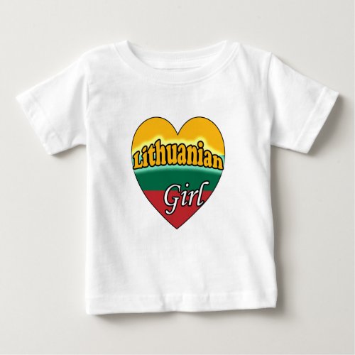 Lithuanian Girl Baby T_Shirt