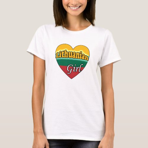 Lithuanian Girl T_Shirt