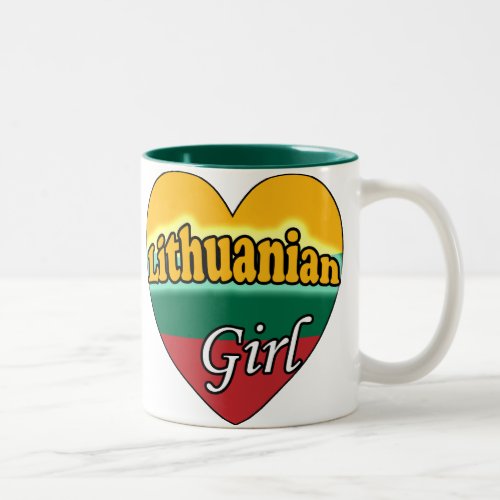 Lithuanian Girl Two_Tone Coffee Mug