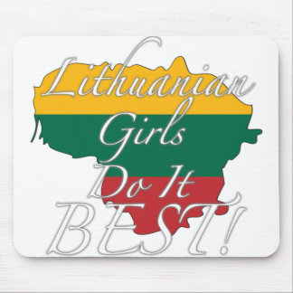 Lithuanian Girls Do It Best! Mouse Pad
