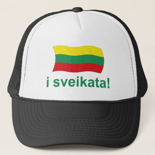 Lithuanian i sveikata Cheers Trucker Hat