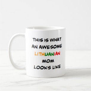 lithuanian mom, awesome coffee mug