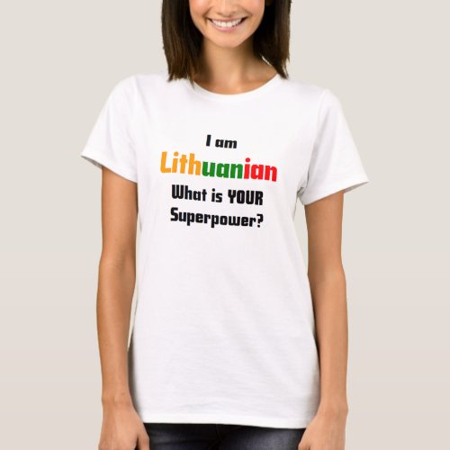 lithuanian T_Shirt