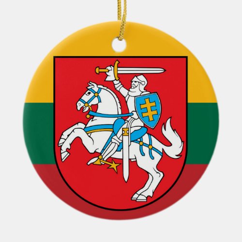 Lithuanian Vytis Christmas Tree Ornament