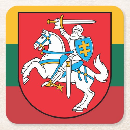 Lithuanian Vytis Coaster Set