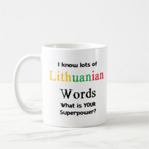 lithuanian words coffee mug