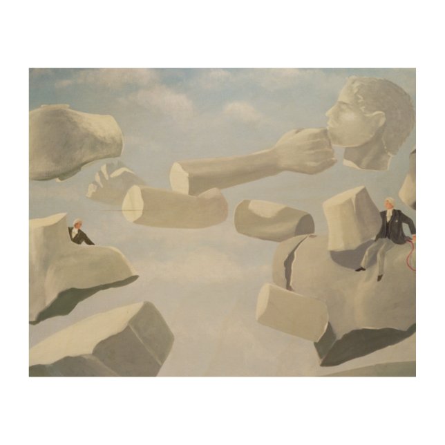 Litigation Anger Wood Wall Decor (Front)