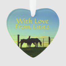 Lititz Ornament! Farm Life! Personalize on Back!