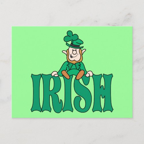 Litle Irish Leprechaun Postcard