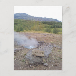 Litli Geysir, Haukadalur, Iceland Postcard