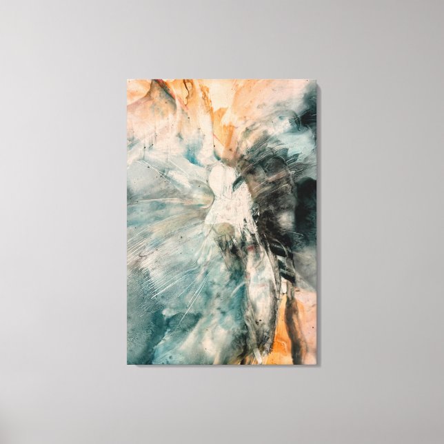 Litte angel canvas print (Front)